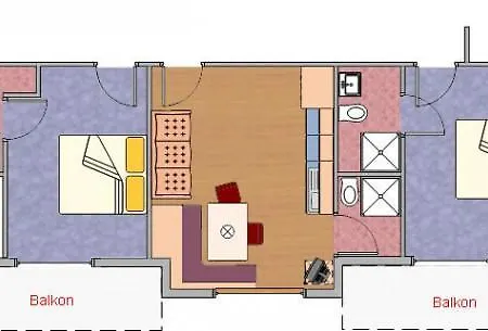 4 Elements Appartmenthaus Monarda Apartmán *